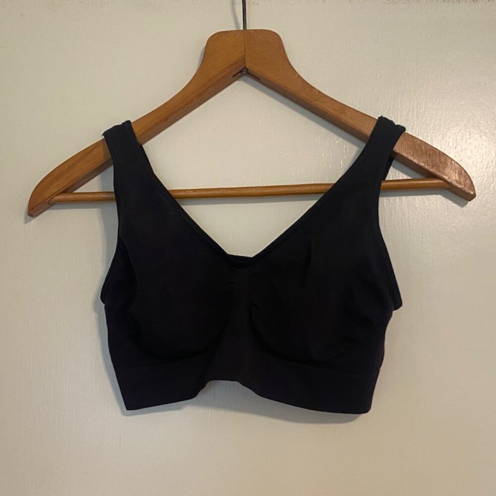 Black Yoga, Low Intensity Exercise Bra, Women's Size Medium (fits like a small)